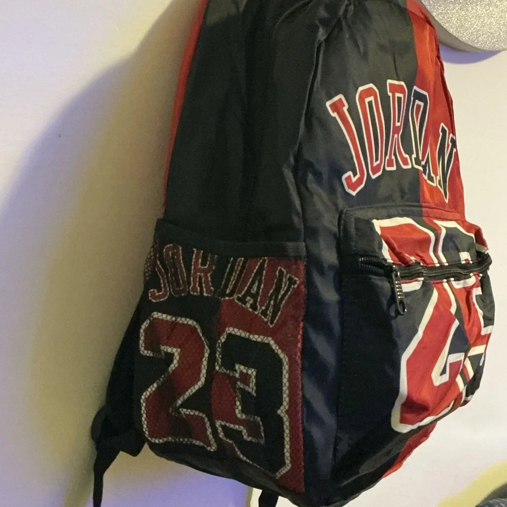 Jordan Backpack in Red and Black